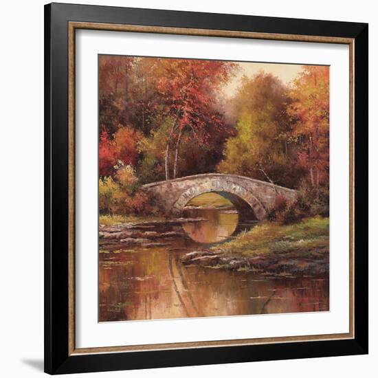 Stone Bridge-TC Chiu-Framed Art Print