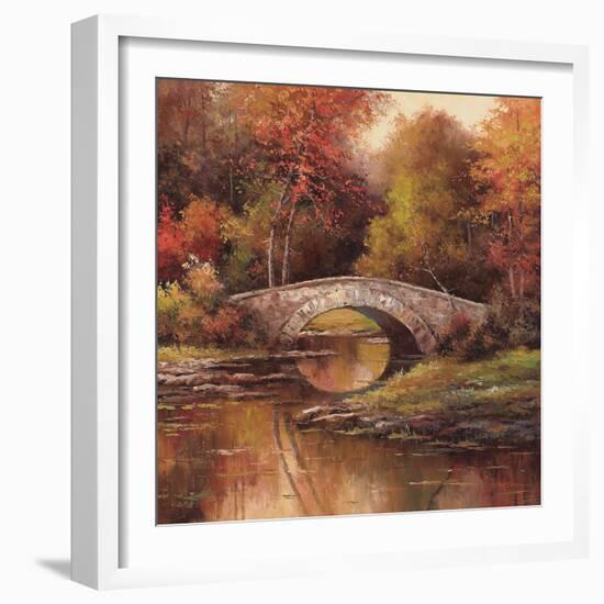 Stone Bridge-TC Chiu-Framed Art Print