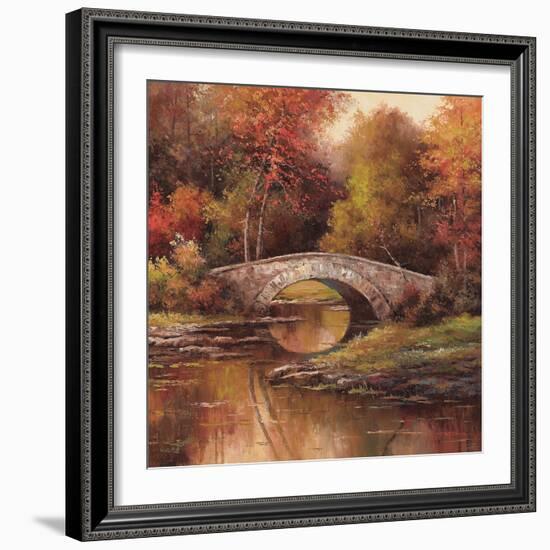 Stone Bridge-TC Chiu-Framed Art Print