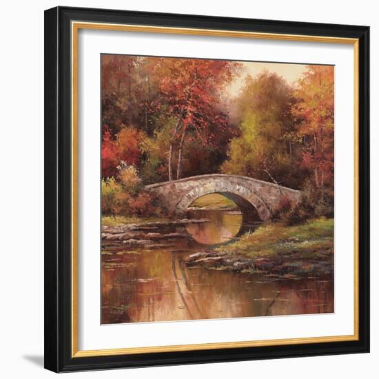 Stone Bridge-TC Chiu-Framed Art Print