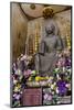 Stone Buddha in Seated Posture, Wat Na Phramane, Ayuthaya, Thailand-Cindy Miller Hopkins-Mounted Photographic Print