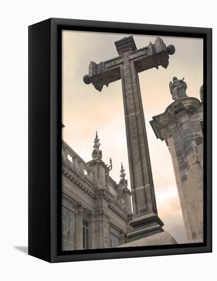 Stone Cross, Church La Compania de Jesus, Quito, Ecuador-John Coletti-Framed Premier Image Canvas