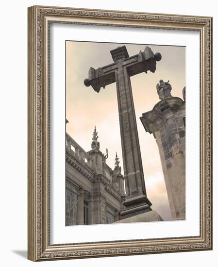 Stone Cross, Church La Compania de Jesus, Quito, Ecuador-John Coletti-Framed Photographic Print