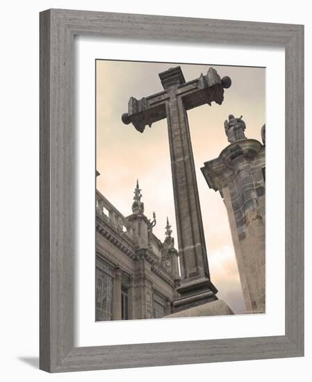 Stone Cross, Church La Compania de Jesus, Quito, Ecuador-John Coletti-Framed Photographic Print