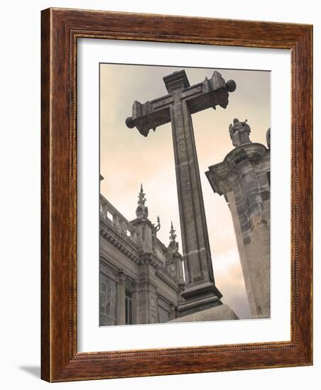 Stone Cross, Church La Compania de Jesus, Quito, Ecuador-John Coletti-Framed Photographic Print