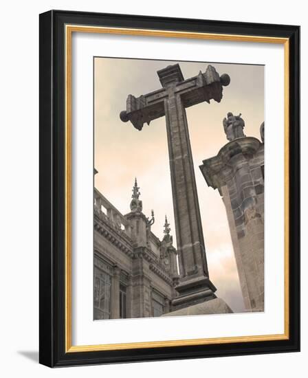 Stone Cross, Church La Compania de Jesus, Quito, Ecuador-John Coletti-Framed Photographic Print