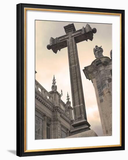 Stone Cross, Church La Compania de Jesus, Quito, Ecuador-John Coletti-Framed Photographic Print