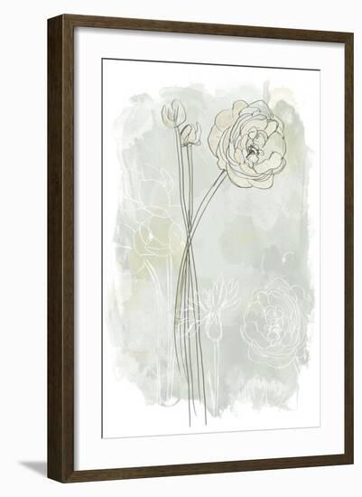 Stone Flower Study III-June Vess-Framed Art Print