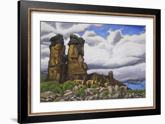 Stone Forest-Luis Aguirre-Framed Giclee Print