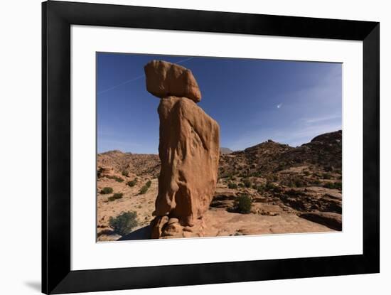 Stone formation around village of Tafraoute, Morocco, North Africa, Africa-Michal Szafarczyk-Framed Photographic Print