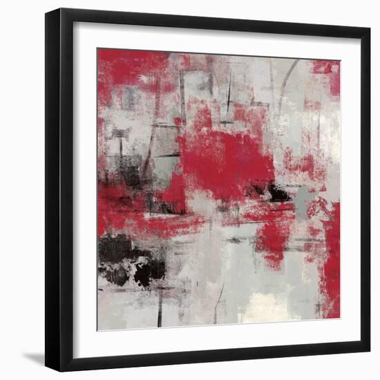 Stone Gardens III Red-Silvia Vassileva-Framed Art Print