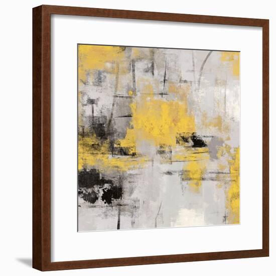 Stone Gardens III Yellow-Silvia Vassileva-Framed Art Print