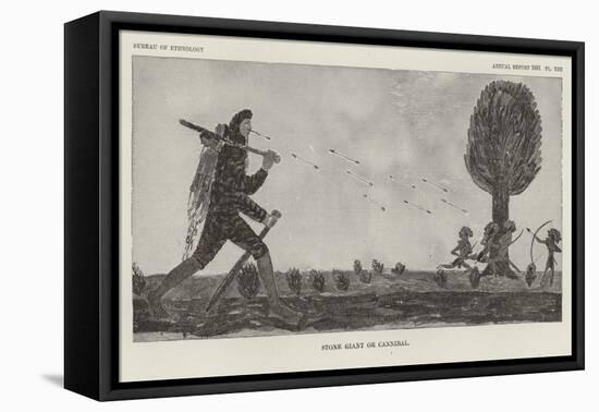 Stone Giant or Cannibal-null-Framed Premier Image Canvas
