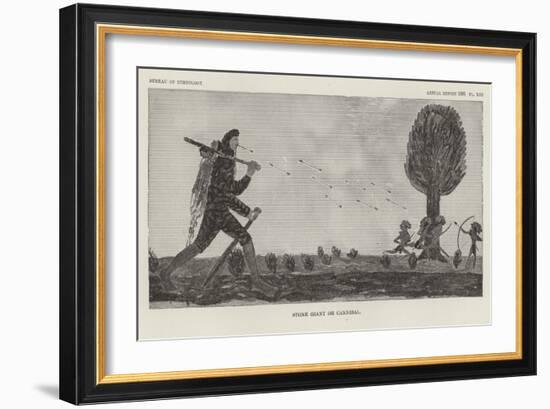 Stone Giant or Cannibal-null-Framed Giclee Print