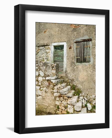 Stone House, Cres, Croatia-Russell Young-Framed Photographic Print