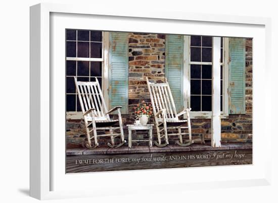 Stone House (I wait for the lord...)-Zhen-Huan Lu-Framed Art Print