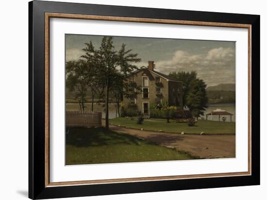 Stone House, Larrabee's Point, Vermont, 1906-John George Brown-Framed Giclee Print