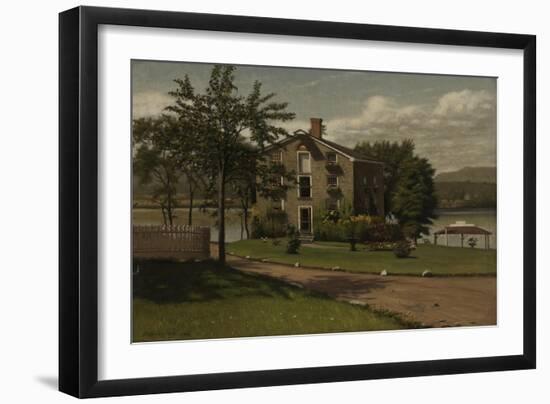 Stone House, Larrabee's Point, Vermont, 1906-John George Brown-Framed Giclee Print