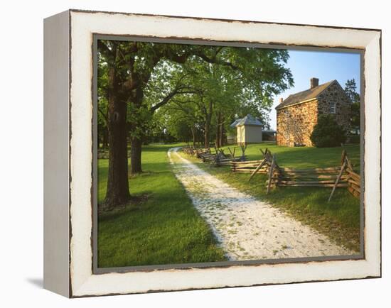 Stone House, Sully Plantation, Fairfax County, Virginia, USA-Charles Gurche-Framed Premier Image Canvas