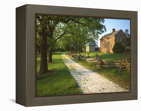 Stone House, Sully Plantation, Fairfax County, Virginia, USA-Charles Gurche-Framed Premier Image Canvas