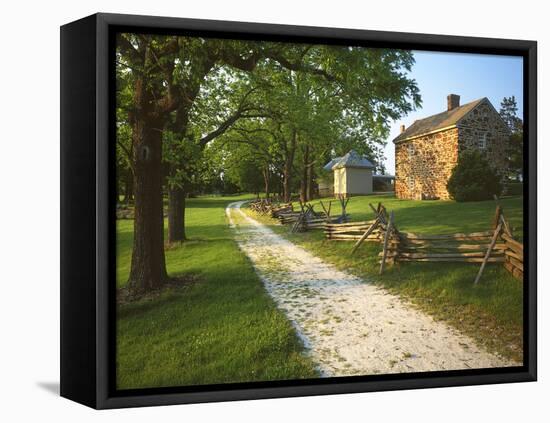 Stone House, Sully Plantation, Fairfax County, Virginia, USA-Charles Gurche-Framed Premier Image Canvas