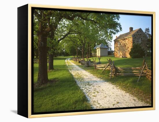 Stone House, Sully Plantation, Fairfax County, Virginia, USA-Charles Gurche-Framed Premier Image Canvas