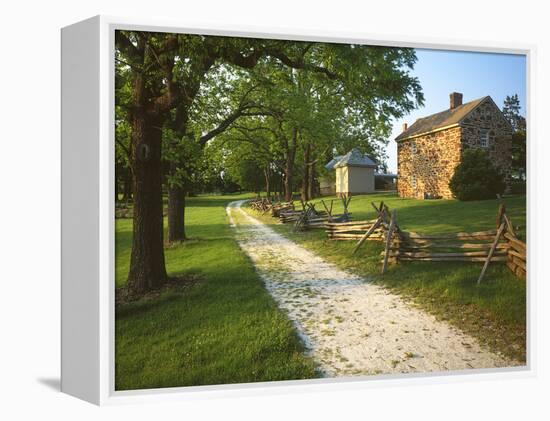 Stone House, Sully Plantation, Fairfax County, Virginia, USA-Charles Gurche-Framed Premier Image Canvas