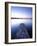 Stone Jetty at Dusk, Porto Colom, Majorca, Balearic Islands, Spain, Mediterranean, Europe-John Miller-Framed Photographic Print