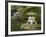 Stone Lantern and Heavenly Falls, Portland Japanese Garden, Oregon, USA-William Sutton-Framed Photographic Print