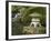 Stone Lantern and Heavenly Falls, Portland Japanese Garden, Oregon, USA-William Sutton-Framed Photographic Print