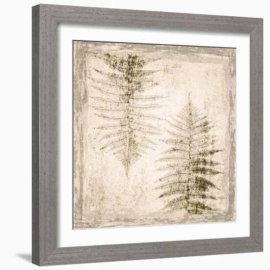 Stone Leaf II-Irena Orlov-Framed Art Print