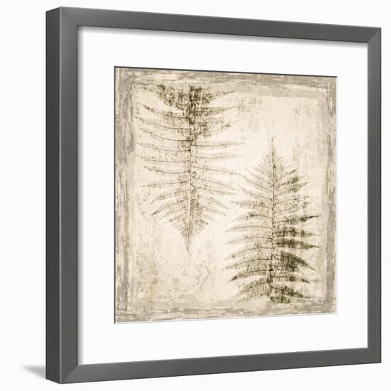 Stone Leaf II-Irena Orlov-Framed Art Print