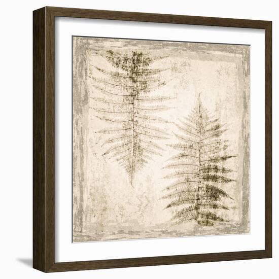 Stone Leaf II-Irena Orlov-Framed Art Print