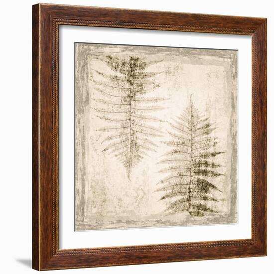 Stone Leaf II-Irena Orlov-Framed Art Print