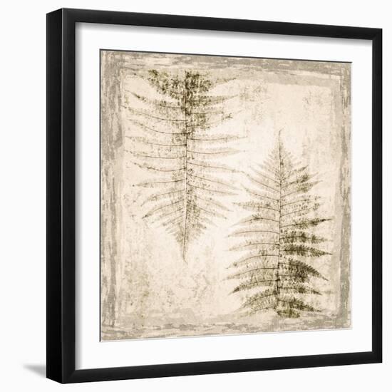 Stone Leaf II-Irena Orlov-Framed Art Print