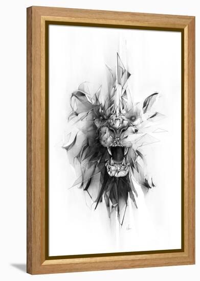 Stone Lion-Alexis Marcou-Framed Stretched Canvas