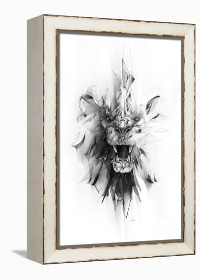 Stone Lion-Alexis Marcou-Framed Stretched Canvas