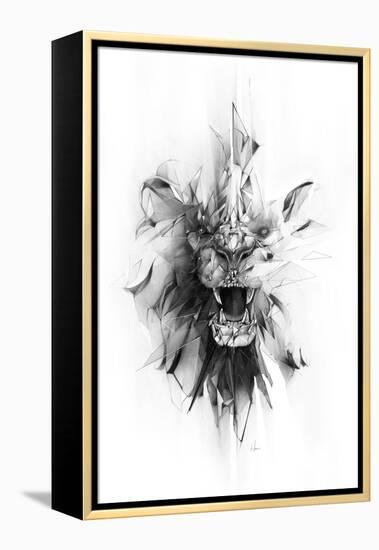 Stone Lion-Alexis Marcou-Framed Stretched Canvas