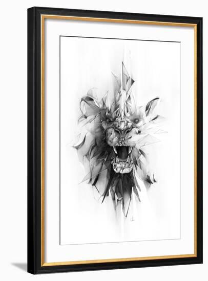 Stone Lion-Alexis Marcou-Framed Art Print