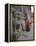 Stone Lions Guard a Prayer Wall in Durbar Square, Kathmandu, Nepal, Asia-Mark Chivers-Framed Premier Image Canvas