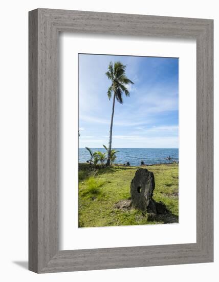 Stone Money on the Island of Yap, Micronesia-Michael Runkel-Framed Photographic Print