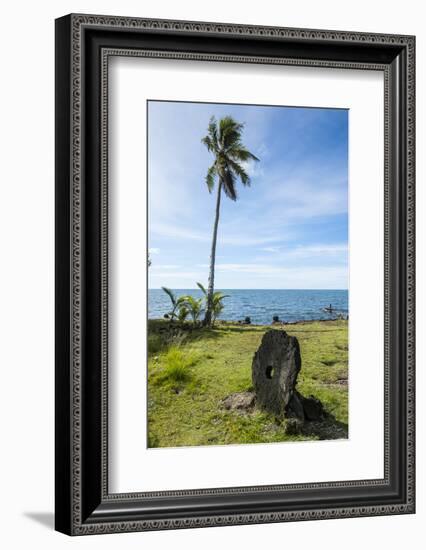 Stone Money on the Island of Yap, Micronesia-Michael Runkel-Framed Photographic Print