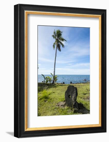 Stone Money on the Island of Yap, Micronesia-Michael Runkel-Framed Photographic Print