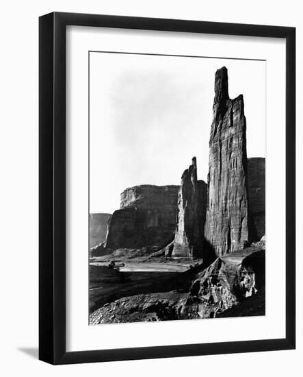 Stone Monoliths at Canyon de Chelly-null-Framed Photographic Print