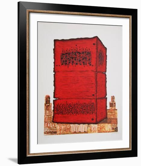 Stone of the Temple-Moshe Elazar Castel-Framed Limited Edition