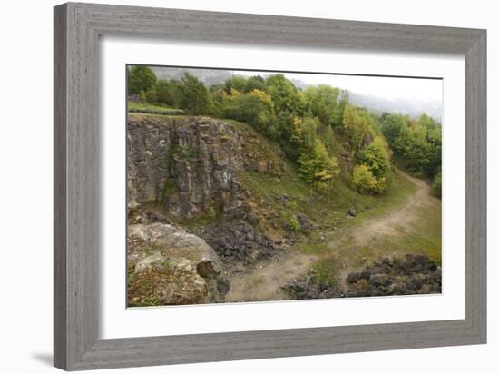 Stone Quarry, the National Stone Centre, Derbyshire, 2005-Peter Thompson-Framed Photographic Print