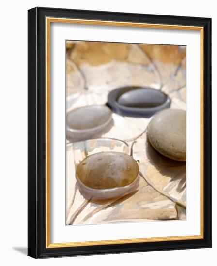 Stone Reflections I-Nicole Katano-Framed Photo