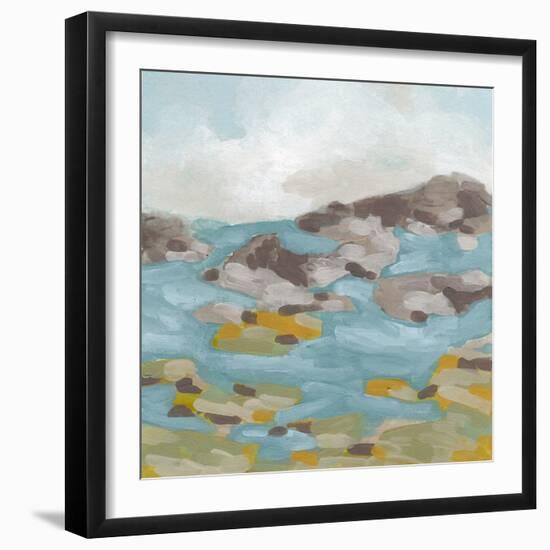 Stone Shore II-June Vess-Framed Art Print
