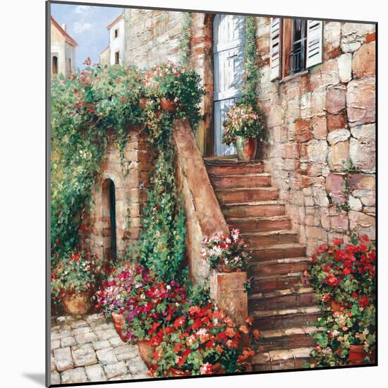 Stone Stairway Petites B-Roger Duvall-Mounted Art Print