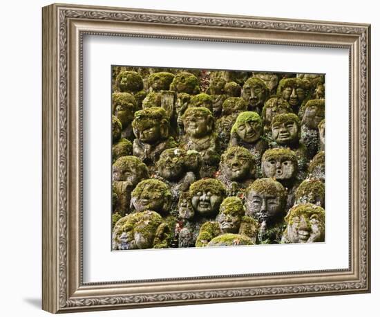 Stone Statues in Otagi Nebutsuji Temple in Kyoto-Rudy Sulgan-Framed Photographic Print